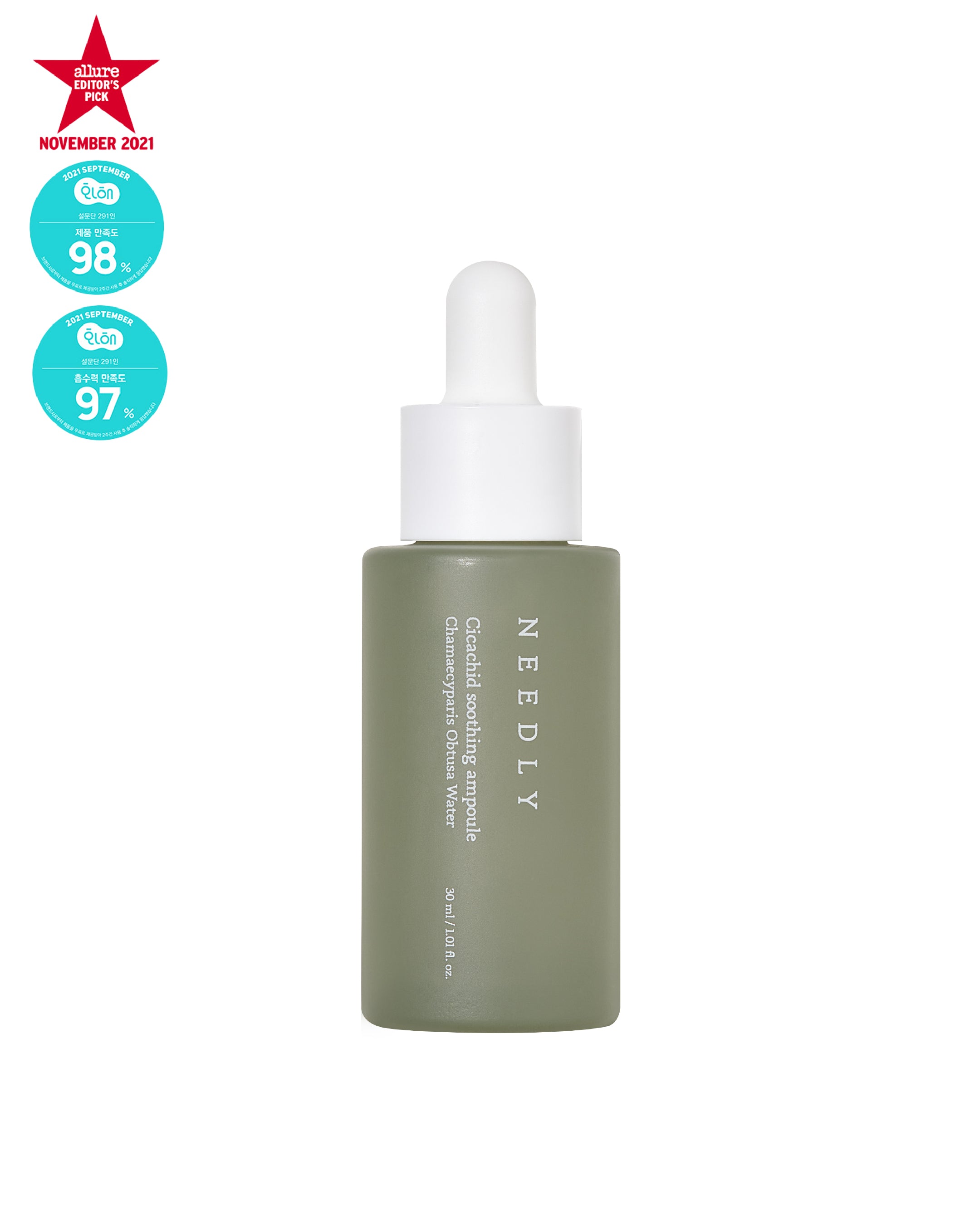 Needly Cicachid Soothing Ampoule - Hassas Ciltler İçin Yatıştırıcı Ampul Serum (30 mL)