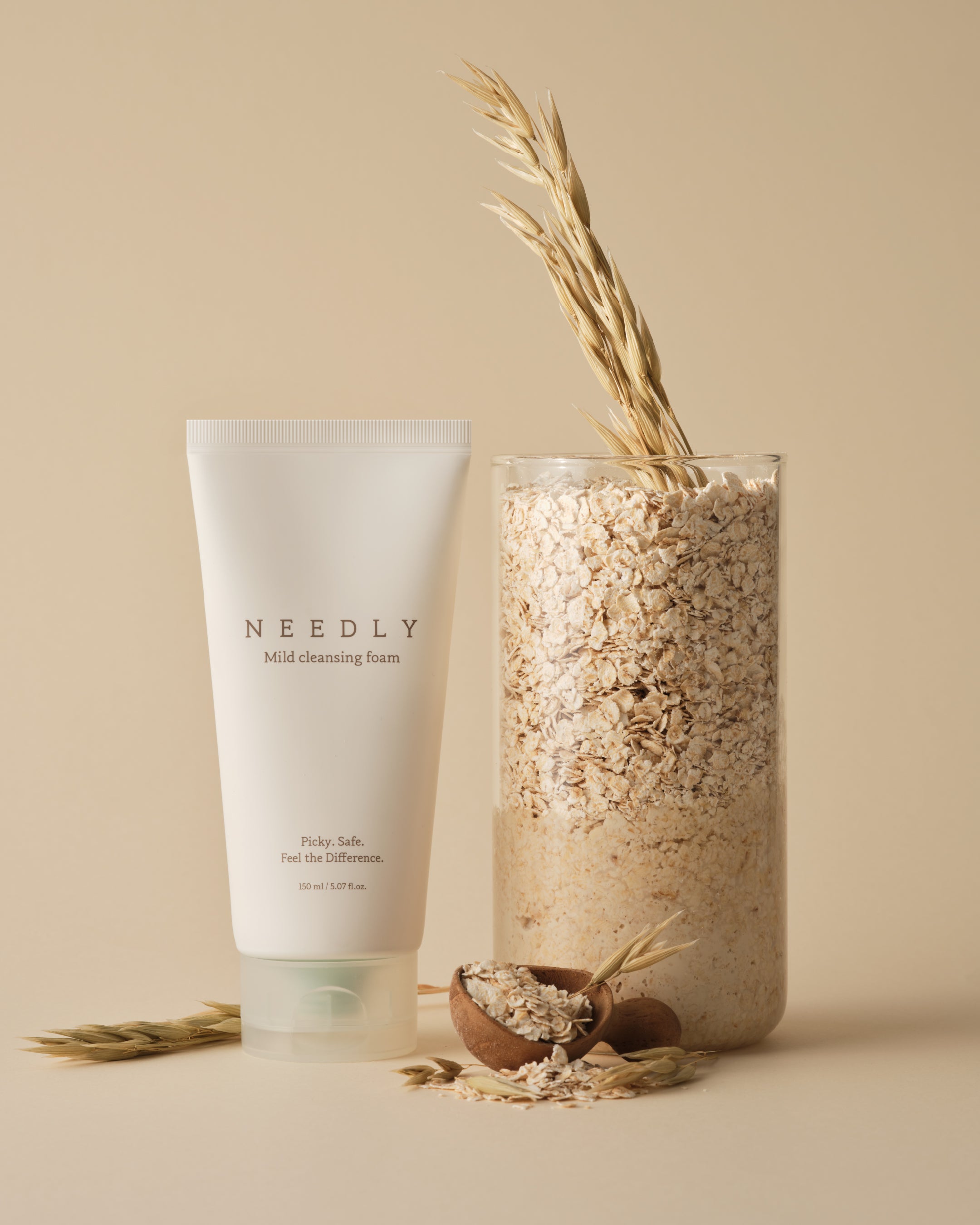 Needly Mild Cleansing Foam - Yulaf Özlü Çift Aşamalı Köpük Temizleyici