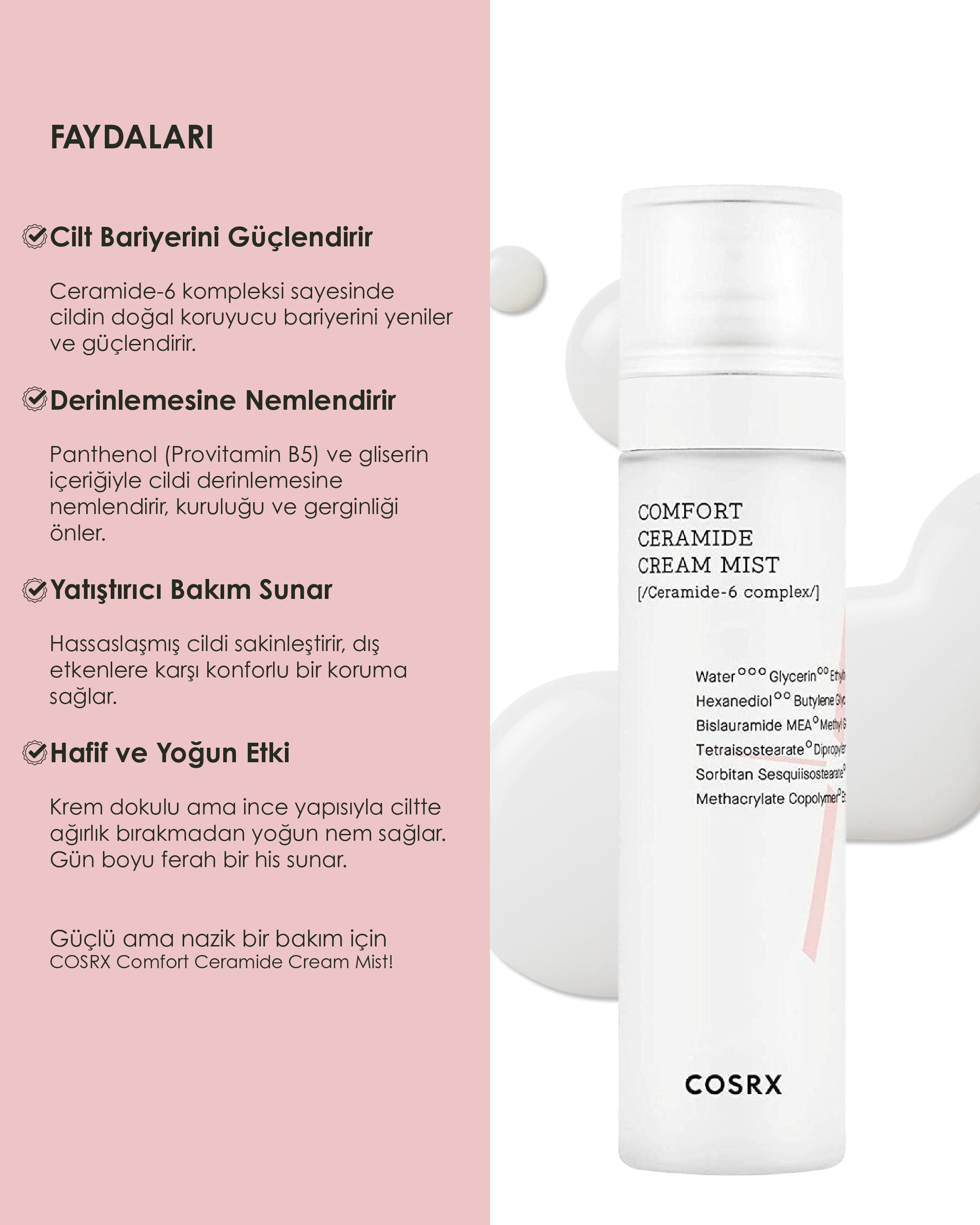 Cosrx Balancium Comfort Ceramide Cream Mist (120mL)