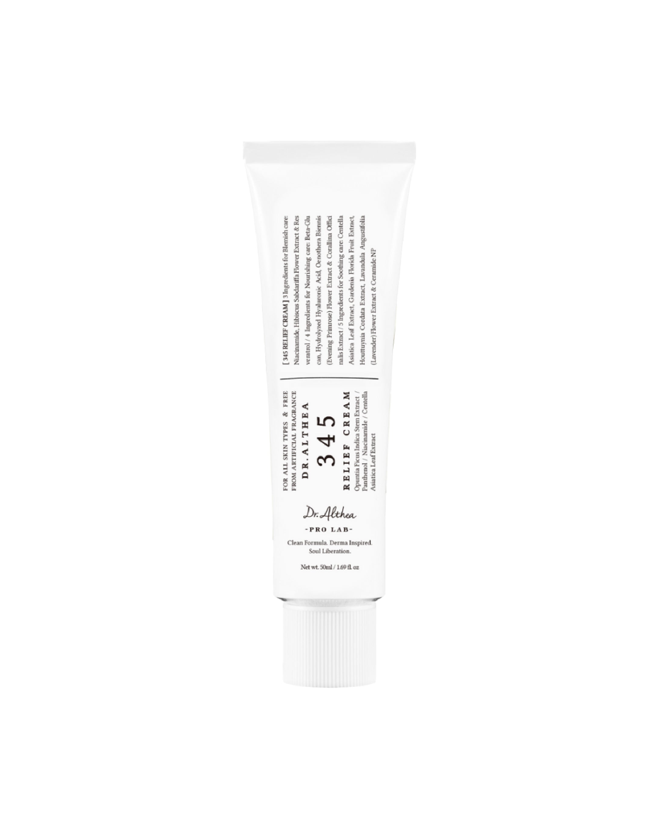 Dr. Althea - 345 Relief Cream (Akne Sonrası Bakım Yapan Besleyici ve Nemlendirici Resveratrollü Krem) 50 ml