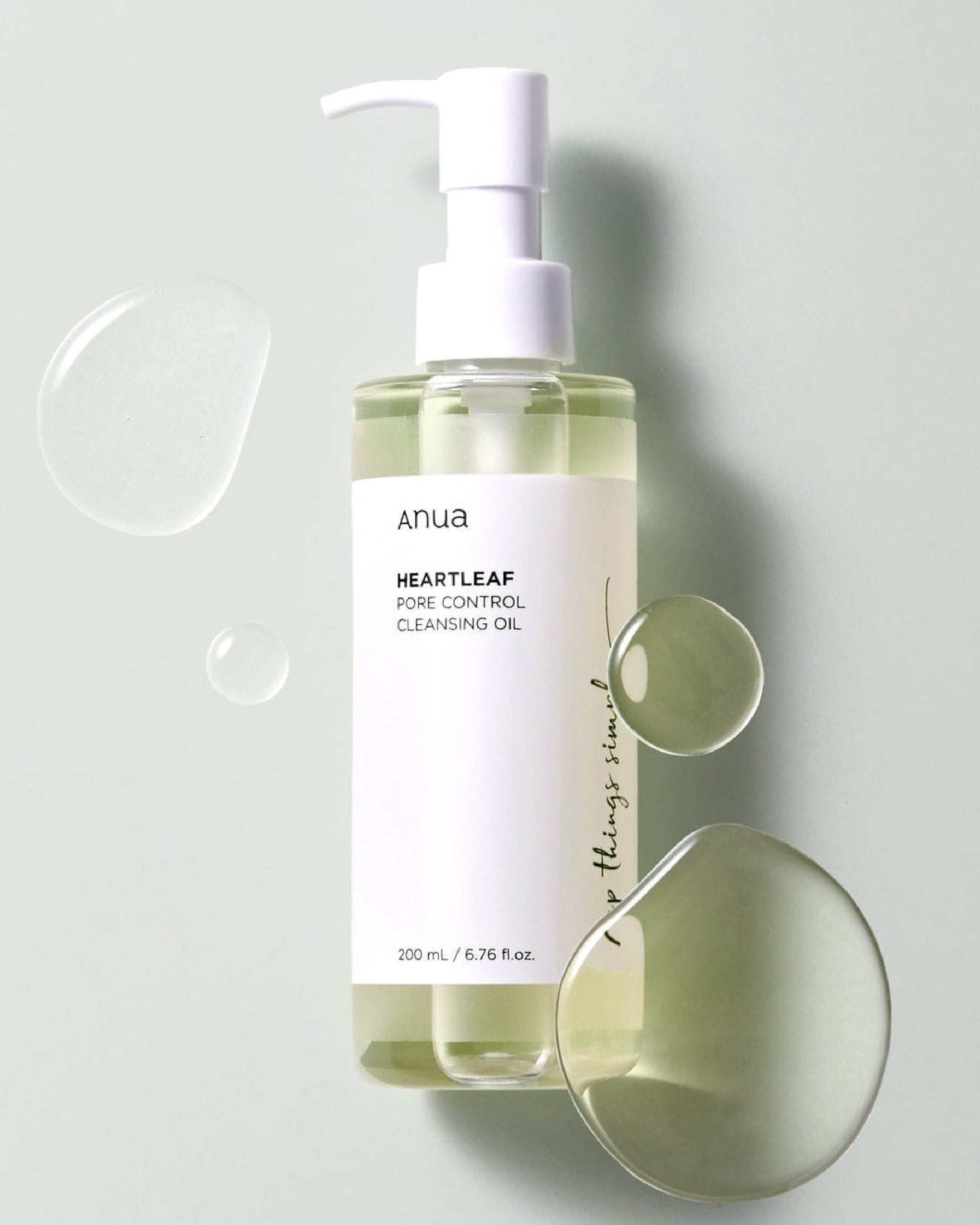 Anua Heartleaf Pore Control Cleansing Oil - Gözenekleri Arındıran ve Cildi Yatıştıran Temizleme Yağı 200 mL