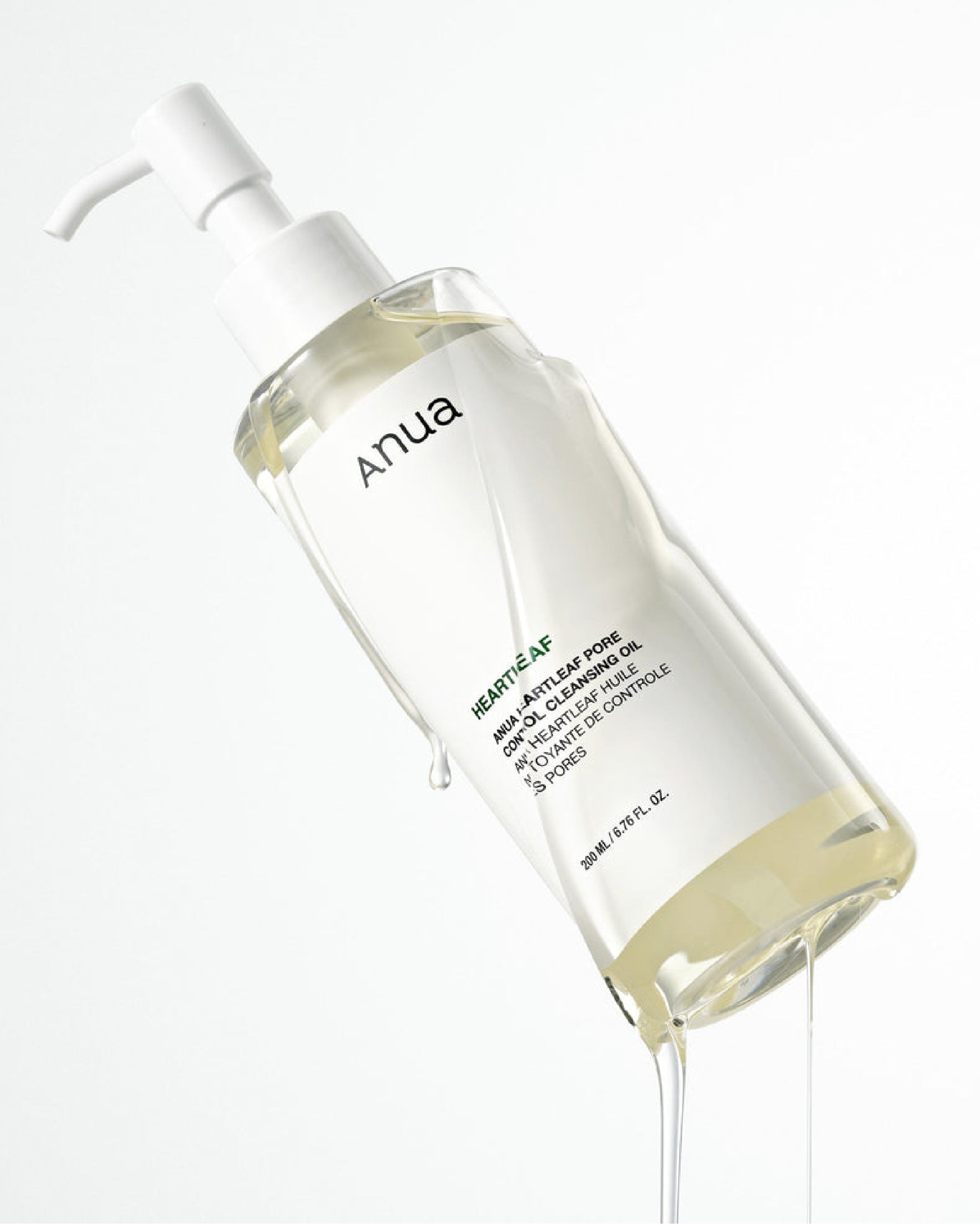 Anua Heartleaf Pore Control Cleansing Oil - Gözenekleri Arındıran ve Cildi Yatıştıran Temizleme Yağı 200 mL