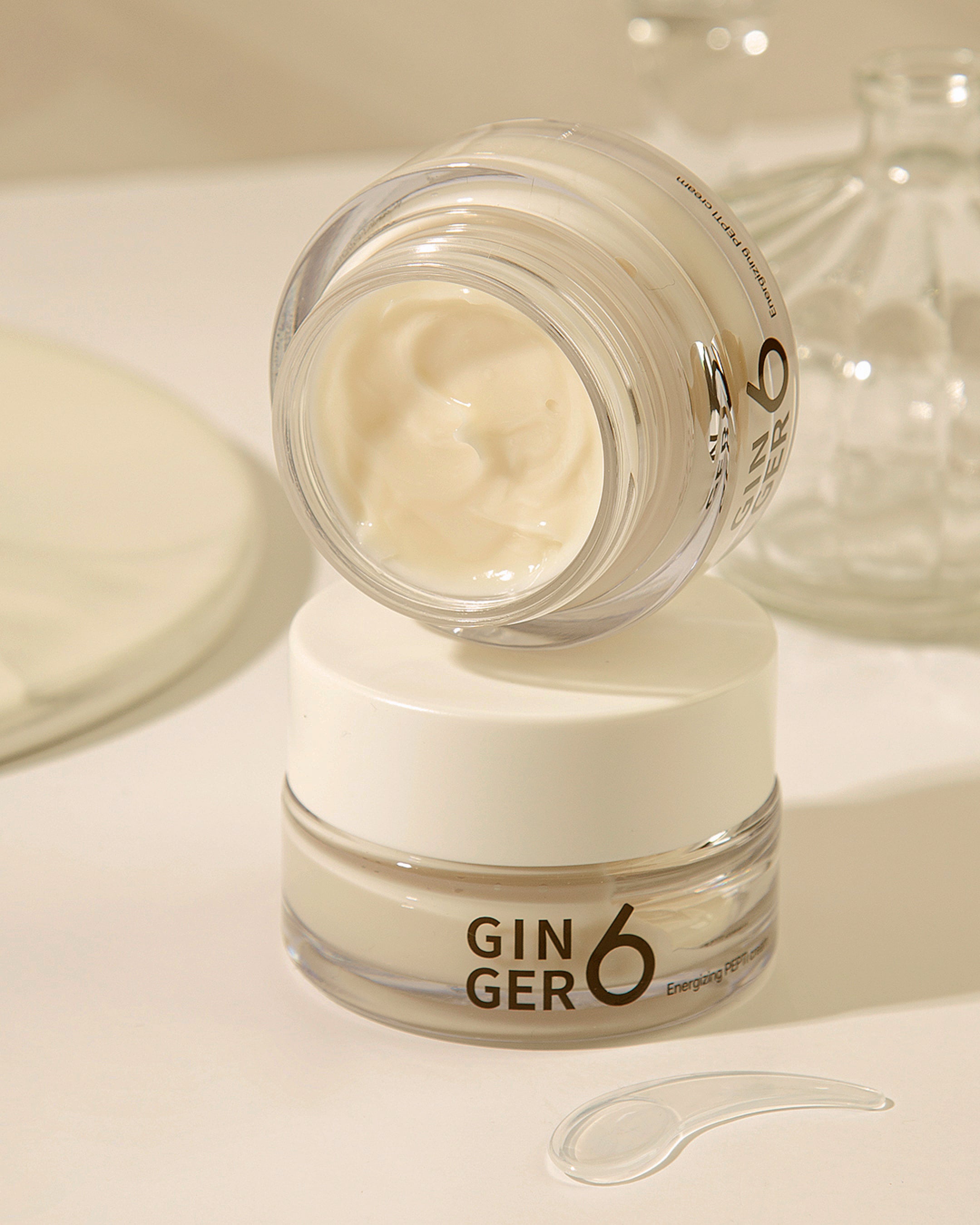 Ginger6 Energizing PEPTI Cream - Zencefil Özlü Peptit İçeren Canlandırıcı Kırışıklık Karşıtı Bakım Kremi