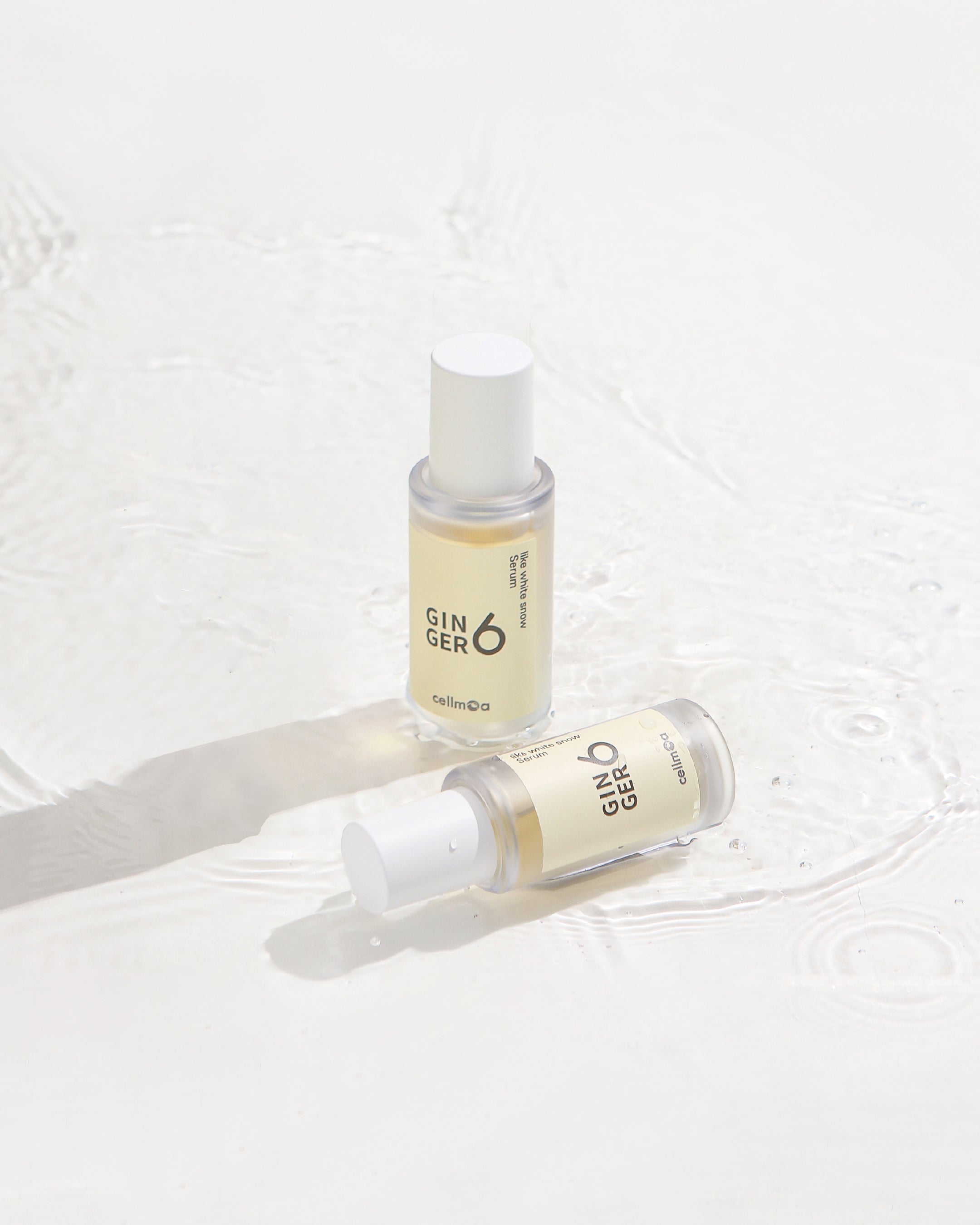 Ginger6 - Like White Snow Serum - Zencefil Özlü, Peptit ve Vitamin E5 İçeren Aydınlatıcı ve Onarıcı Serum