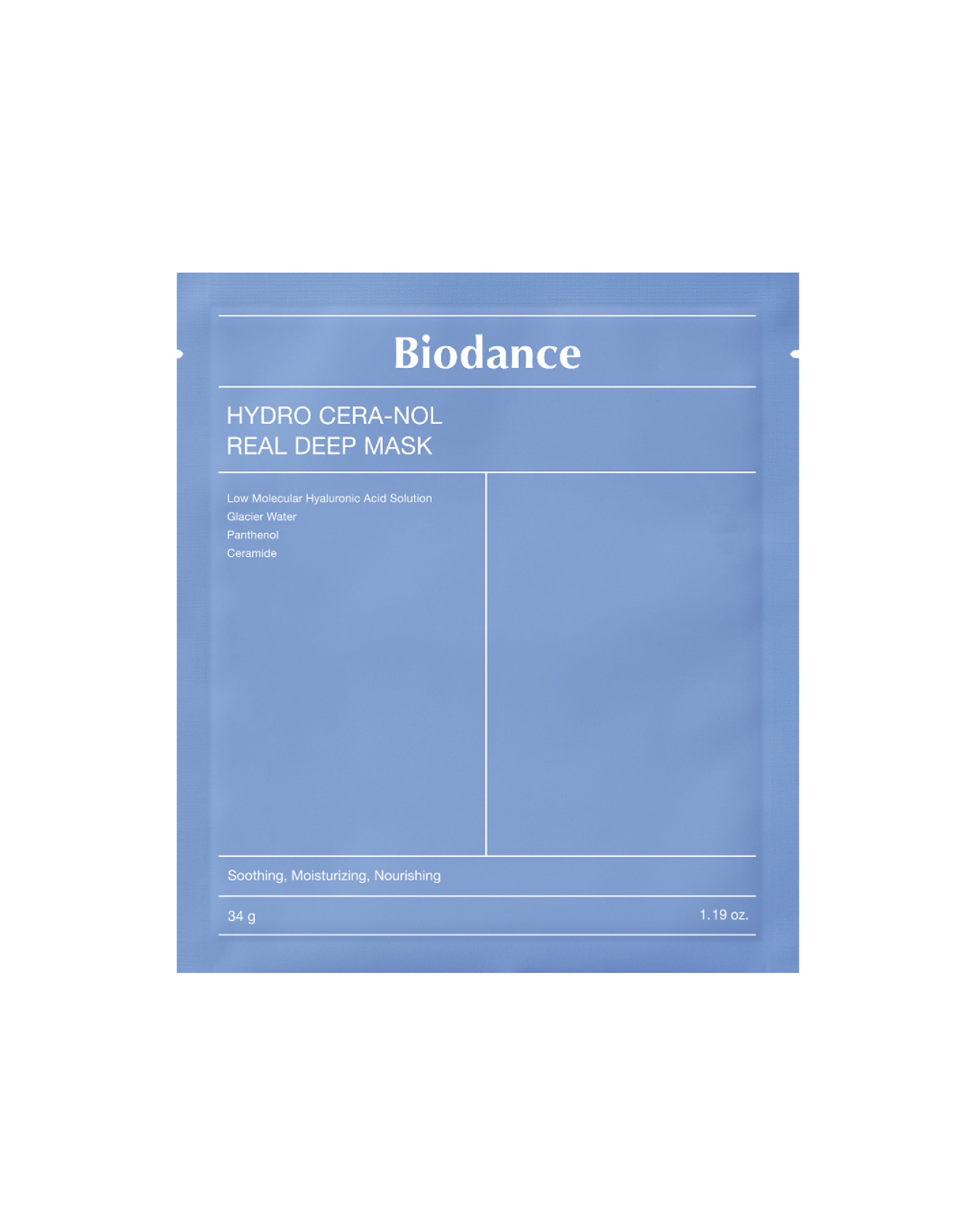 Biodance - Real Deep Mask - Hydro Cera-Nol (Kızarıklık Karşıtı 5 Çeşit Seramidli Şeffaflaşan Maske)