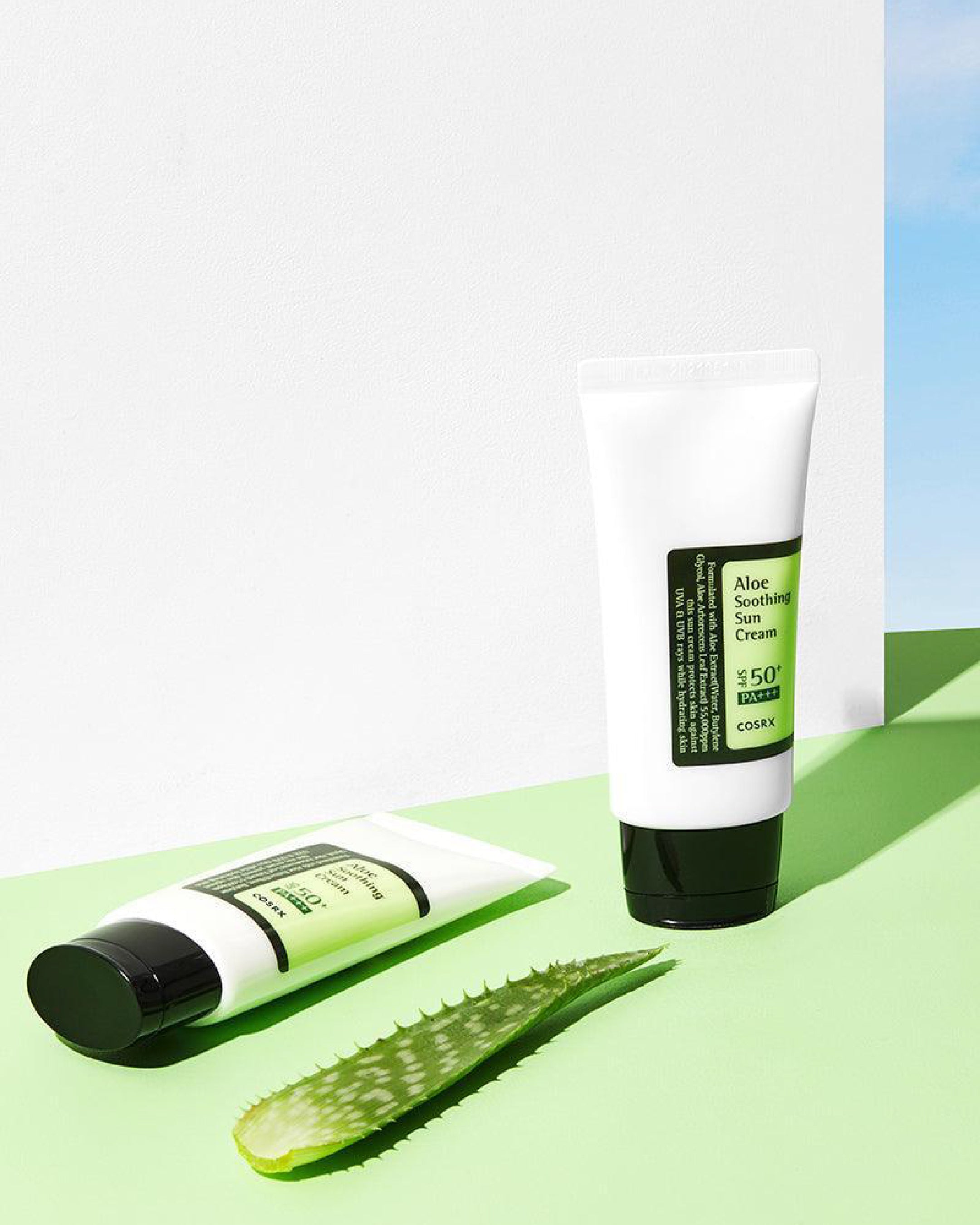 Cosrx - Aloe Soothing Sun Cream SPF50 Pa+++ (Aloe Veralı Hibrit Güneş Koruyucu) 50ml